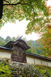 京都市北郊の山中に位置する常照皇寺。